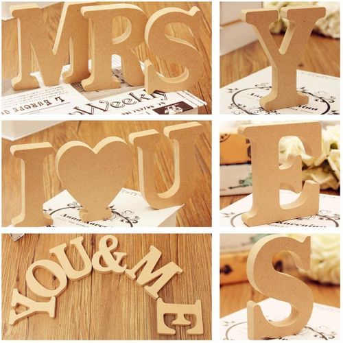 Wooden Capital Letter Alphabet And Letters Plaque Wooden
