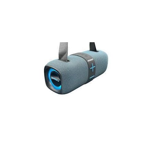 S65 Portable Bluetooth Speaker with Power Bank Function with Carrying Strap Supports FM Radio and with USB and Memory Card Slot Elegant-Multicolor