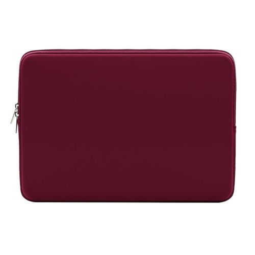 Laptop Sleeve Case Water Repellent Carrying Notebook Bag 13" Wine Red