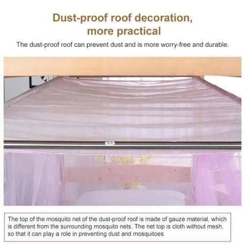 Singledoor Mosquito Net Square Roof for Home1.2x1.9x1.6 Meters