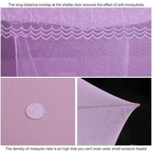 Singledoor Mosquito Net Square Roof for Home1.2x1.9x1.6 Meters