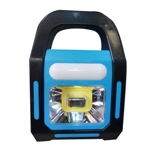 2 In 1 Rechargeable Led Lantern With Solar Panel/Color Varies-Multicolor