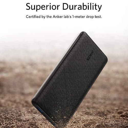 Slim And Poweful Power Bank PowerCore Slim 10000mAh Fast Charge Portable Charger For All Phones- Black
