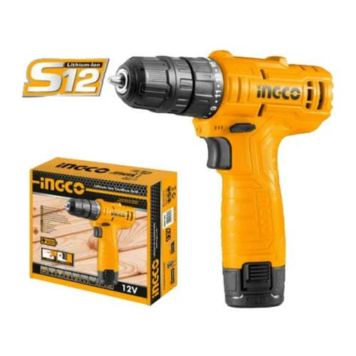 INGCO CDLI12415 - Lithium-Ion Cordless Drill - Orange