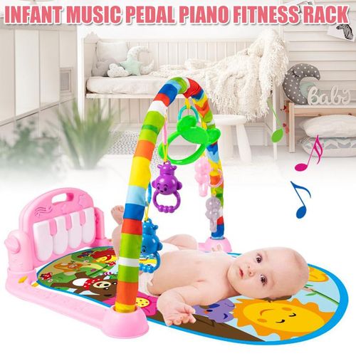 Baby Play Mat Toys for 0-3-6-12 Months Activity Jungle Gym Playmat Tummy Time Mat with Piano Newborn Infant Toy New NO