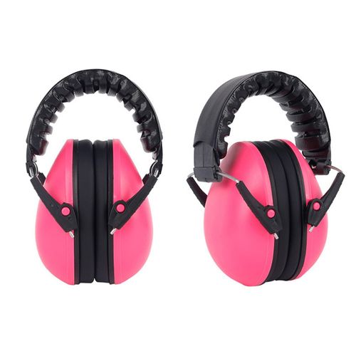 Children's Soundproof Earmuffs with High Density Noise-Reduction Sponge for Children Kids Sleeping Use,Red NO5148