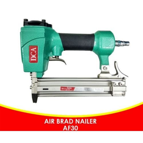 DCA Pneumatic Air Brad Nailer (Nail Gun) AF30 + Free Brad Nail Box- Green