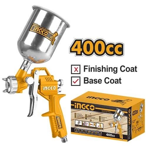 INGCO Air Spray Gun - Silver, Orange