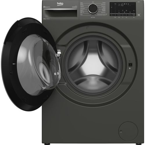 Beko BAW100 UK Front Load Washing Machine, Grey - 10KG