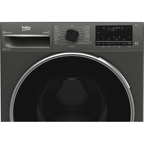 Beko BAW100 UK Front Load Washing Machine, Grey - 10KG