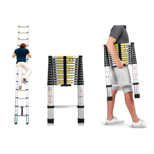 Other Aluminum Telescopic Extension Ladder -Silver.