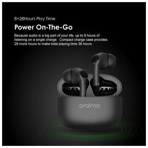 Oraimo FreePods 3 True Wireless Earbuds with type C USB - Black
