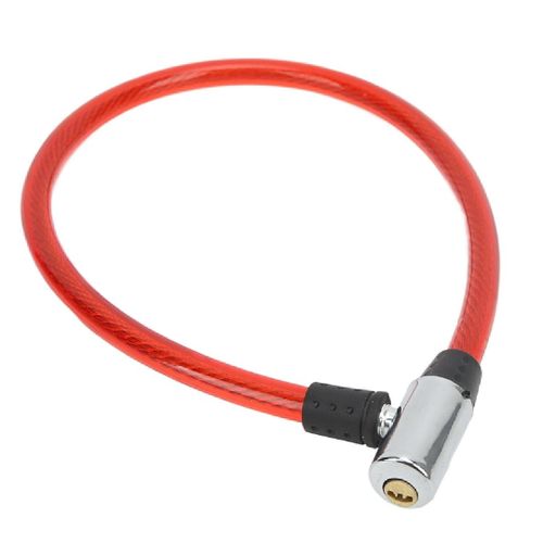 2 Keys Bike Locks Durable Metal Coil Flexible Cable Bicycle U-Locks Bike Lock