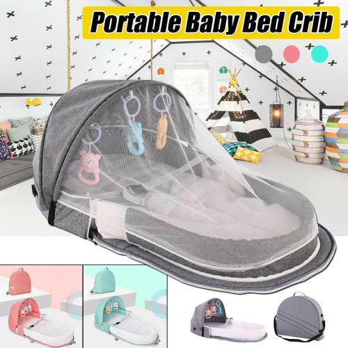 Portable Baby Infant Mosquito Nets Tent Mattress Bed Cover Travel Foldable Crib New NO5271