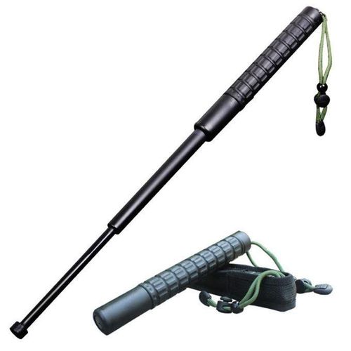 Three-section Telescopic Stick Non-slip Handle Outdoor Sports Self-defense Vehicle Broken Window Tool