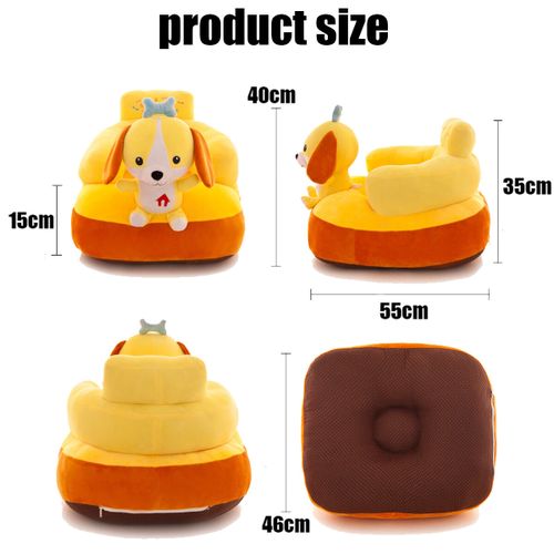 Baby Seat Sofa Cover Seat Cute Feeding Chair Without Cotton Filler Monkey