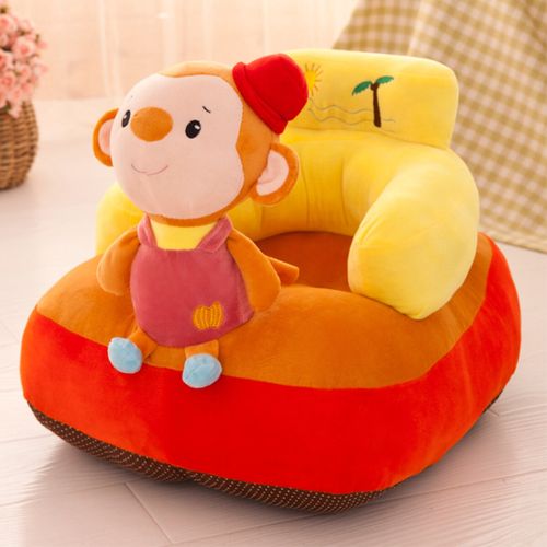 Baby Seat Sofa Cover Seat Cute Feeding Chair Without Cotton Filler Monkey