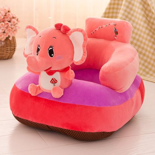 Baby Seat Sofa Cover Seat Cute Feeding Chair Without Cotton Filler Monkey