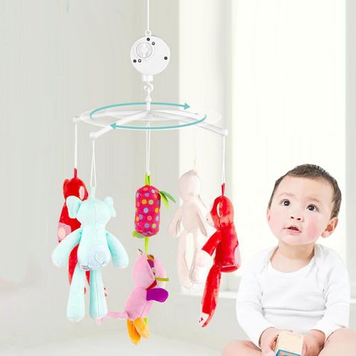 Rotary Mobile Crib Music Box Windup Clockwork Movement