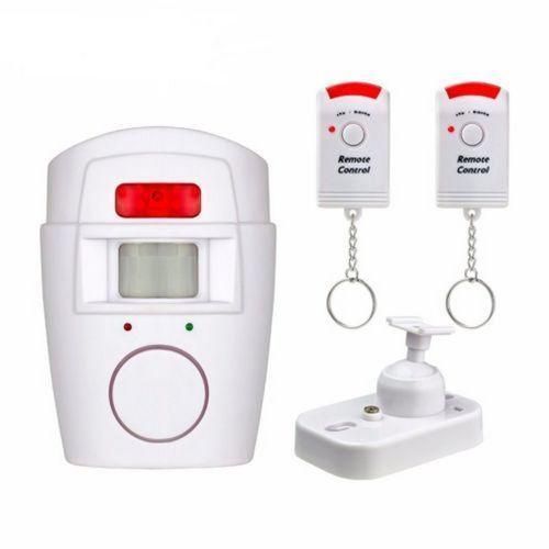 Wireless Remote Controlled Mini Alarm with IR Infrared Motion r Detector & 105dB Loud For Home Security Anti-Theft