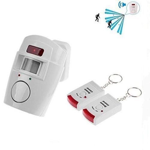 Wireless Remote Controlled Mini Alarm with IR Infrared Motion r Detector & 105dB Loud For Home Security Anti-Theft