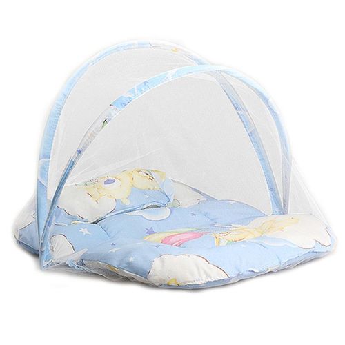 New Portable Baby Bed Crib Folding Mosquito Net Infant Cushion Mattress Pillow NO5278