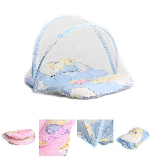New Portable Baby Bed Crib Folding Mosquito Net Infant Cushion Mattress Pillow NO5278