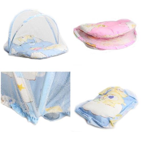 New Portable Baby Bed Crib Folding Mosquito Net Infant Cushion Mattress Pillow NO5278