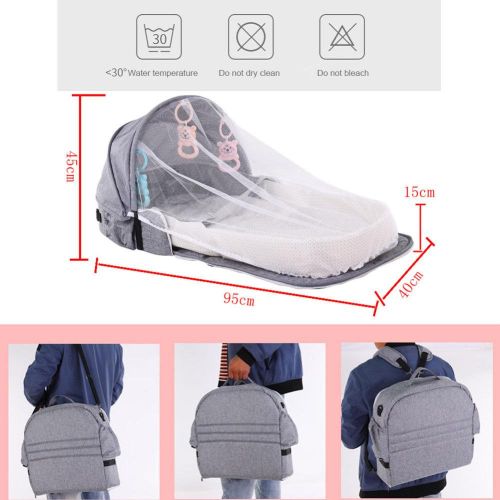 Portable Baby Infant Mosquito Nets Tent Mattress Bed Cover Travel Foldable Crib New NO5282