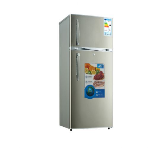 ADH 428L Double Door Big Top Mount Refrigerator - Silver