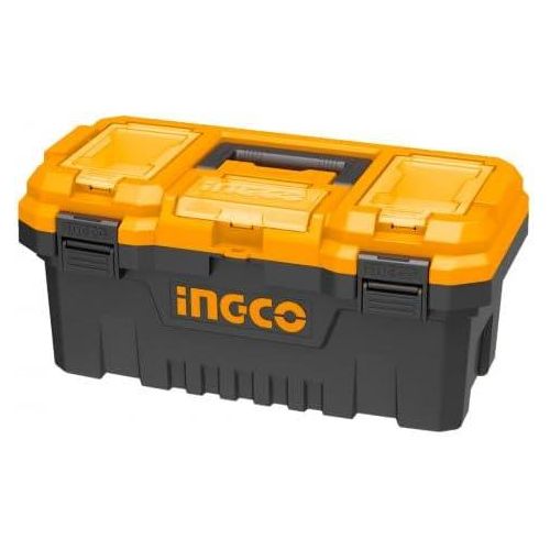 INGCO PBX2001 Plastic Tool Bag 20 - Black & Orange