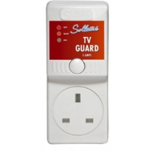 Sollatek Original Sollatek 5A Voltage Protection TV Guard Adaptor - White
