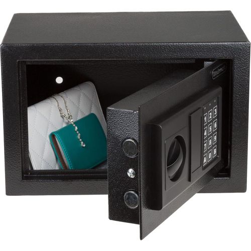 Digital Safe - Electronic Steel Safe with Keypad and Manual Override Keys - Protect Money, Jewelry, Passports - For Home  Business