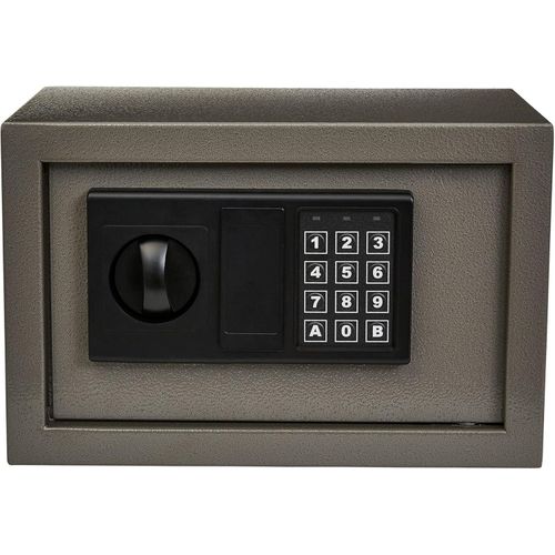 Digital Safe - Electronic Steel Safe with Keypad and Manual Override Keys - Protect Money, Jewelry, Passports - For Home  Business