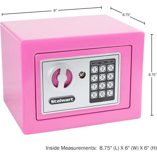 Digital Safe - Electronic Steel Safe with Keypad and Manual Override Keys - Protect Money, Jewelry, Passports  For Home, Business