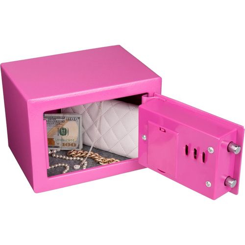 Digital Safe - Electronic Steel Safe with Keypad and Manual Override Keys - Protect Money, Jewelry, Passports  For Home, Business