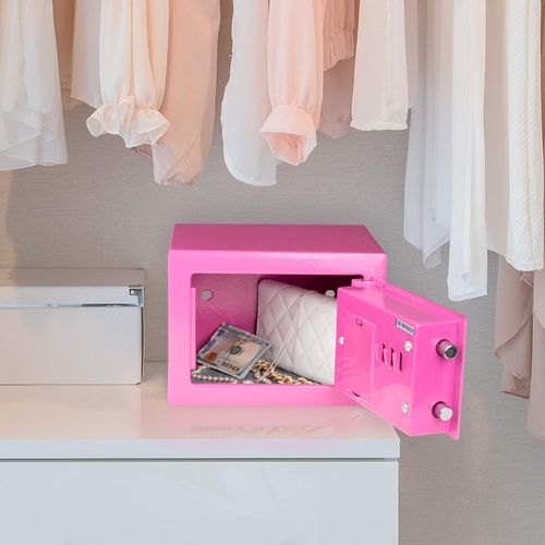 Digital Safe - Electronic Steel Safe with Keypad and Manual Override Keys - Protect Money, Jewelry, Passports  For Home, Business