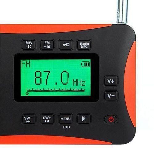 TIVDIO V116 Portable Shortwave Radio With FM MW SW Transistor MicroSD Card AUX Input MP3 Player Speaker Alarm World Receiver USBSD Card Sleep Alarm Clock EbookCalendar