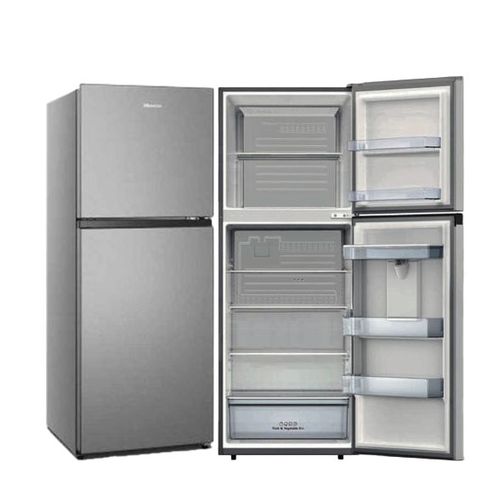 Hisense 419L Double Door Nofrost Refrigerator- Silver