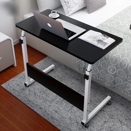 Ergonomic Movable Table Laptop Desk with Wheels - multi