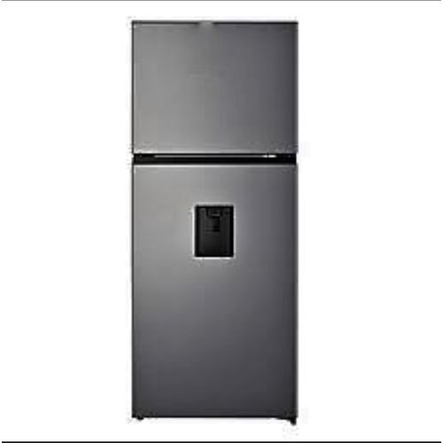 ADH 438L Gross Capacity 419L Net Double Door Bottom Freezer With Dispenser - Silver