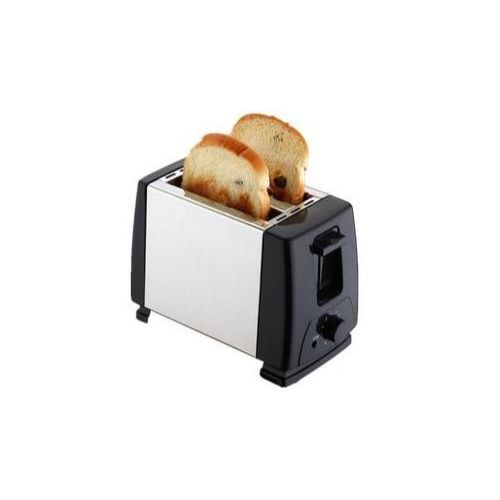 Hoffmans 2 Slice Stainless Steel Bread Toaster- Silver