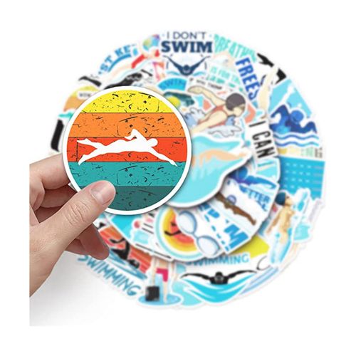 915 Generation Swimming Stickers Cup LaptopWaterproof Vinyl Sticker Gift Decals  Teenage Girls Teenages 50Pcs