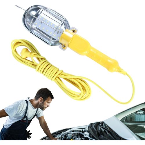 LED Vehicle Inspection Torch, High Brightness Workshop Inspection Lamp, Ergonomic Mechanic Night Work Light with Non-Slip Grip, Long-Lasting Vehicle Maintenance Light for Car Repairing, Outdoor use