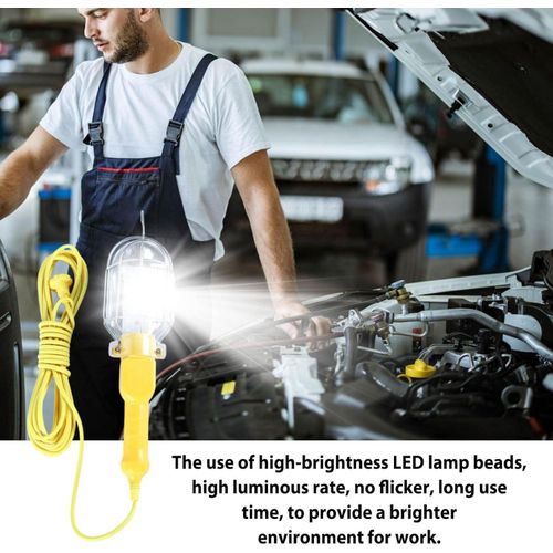 LED Vehicle Inspection Torch, High Brightness Workshop Inspection Lamp, Ergonomic Mechanic Night Work Light with Non-Slip Grip, Long-Lasting Vehicle Maintenance Light for Car Repairing, Outdoor use