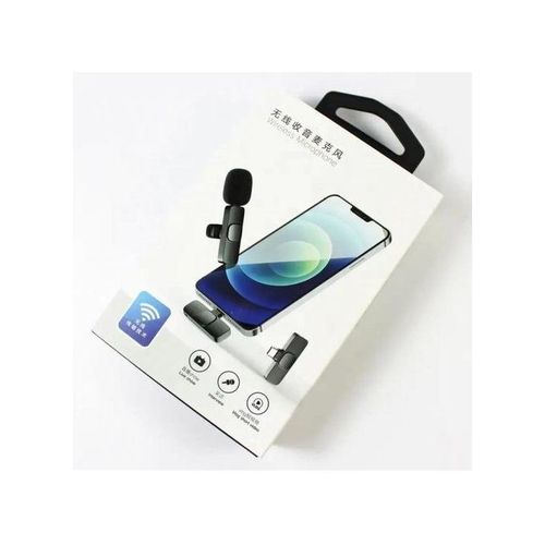 K8  Wireless Microphone for YouTube Facebook Live Stream Vlog Plug & Play Microphone