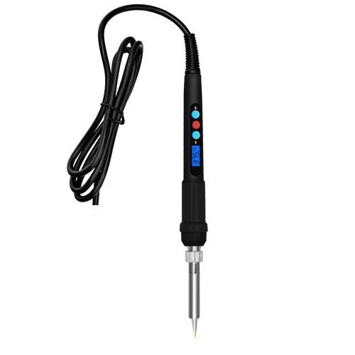 Constant Adjustable Temperature  Soldering Iron - Black