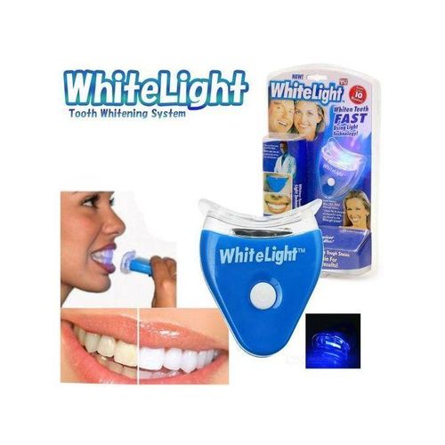 White Light Teeth Whitening Technology, Blue.