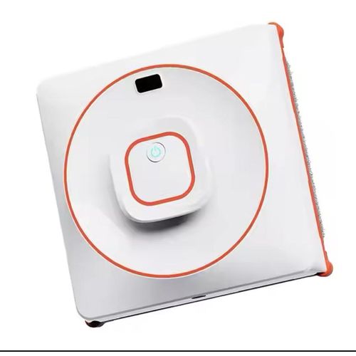 Square Window Cleaning Machine with Water Tank Household Automatic Planning Intelligent Frameless Window Cleaning Robot - White