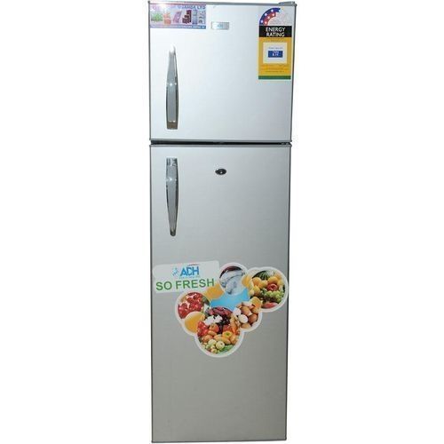 ADH 178l  Double Door Top Freezer Refrigerator - Silver